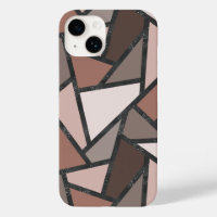 Tons de motif en vitrail marron
