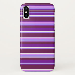 Case-Mate iPhone Case Tons de rayures violettes