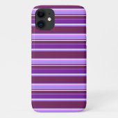 Coques Case-Mate iPhone Tons de rayures violettes (Dos)