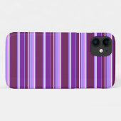 Coques Case-Mate iPhone Tons de rayures violettes (Dos (Horizontal))