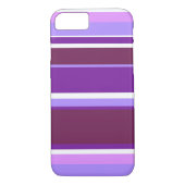 Coques Case-Mate iPhone Tons de rayures violettes (Dos)