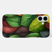 COQUES Case-Mate iPhone TONS D'OR ROUGE VERT FEUILLES TOMBÉES (Verso (horizontal))