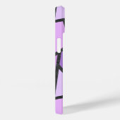 Coques Case-Mate iPhone Tons du motif en vitrail lilas (Verso / Droite)