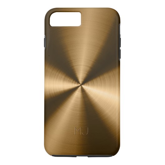 Coques Case-Mate iPhone Tons en cuivre métallique Look en acier inoxydable (Dos)