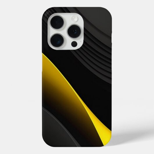 Coques Case-Mate iPhone Tons Jaune Carré de moutarde Liquide moderne (Verso)