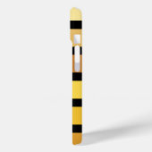 Coques Case-Mate iPhone Tons Jaune Doré Sur Noir (Verso / Gauche)