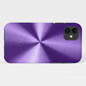 Coques Case-Mate iPhone Tons mauve métallique en acier inoxydable (Dos (Horizontal))