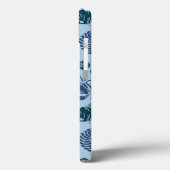 Coques Case-Mate iPhone Tons Nautiques Du Motif Bleu (Verso / Gauche)