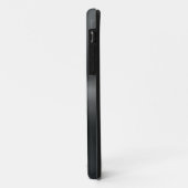 Coques Case-Mate iPhone Tons Noir Métallurgique Acier Inoxydable Look (Dos/Gauche)
