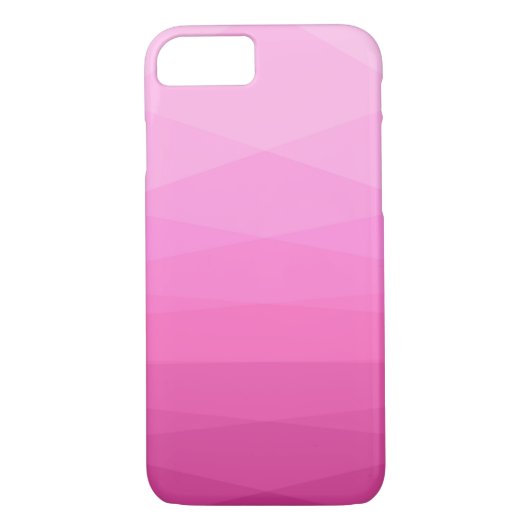 Coques Case-Mate iPhone Tons roses Polygonal (Dos)