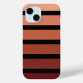 Coques Case-Mate iPhone Tons Rouges Sur Noir (Verso)
