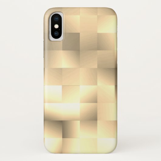 Coques Case-Mate iPhone Tons sépia dans un motif carré (Dos)