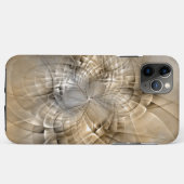 Coques Case-Mate iPhone Tons Terre Abstrait Art fractal moderne Texture (Dos (Horizontal))
