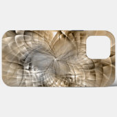 Coques Case-Mate iPhone Tons Terre Abstrait Art fractal moderne Texture (Verso (horizontal))