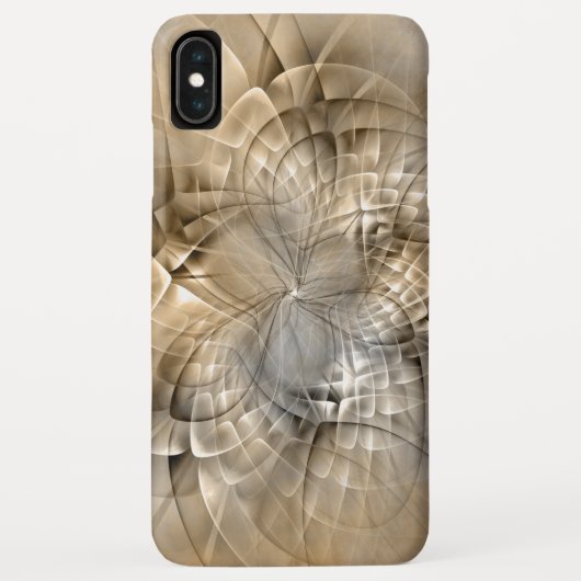 Coques Case-Mate iPhone Tons Terre Abstrait Art fractal moderne Texture (Dos)