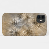 Coques Case-Mate iPhone Tons Terre Abstrait Art fractal moderne Texture (Dos (Horizontal))