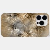 Coques Case-Mate iPhone Tons Terre Abstrait Art fractal moderne Texture (Verso (horizontal))