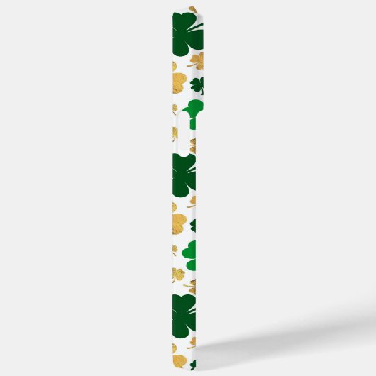 COQUES Case-Mate iPhone TONS VERT & OR SHAMROCK IRLANDAIS (Verso / Droite)