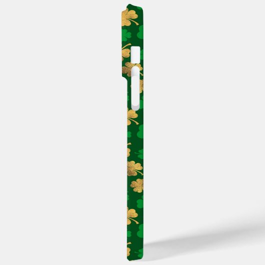 COQUES Case-Mate iPhone TONS VERT & OR SHAMROCK IRLANDAIS (Verso / Gauche)