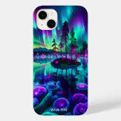 Coques Case-Mate iPhone Tons vert pourpre mou Imaginaire (Verso)