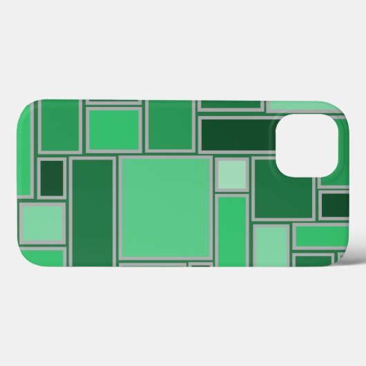 Coques Case-Mate iPhone Tons verts (Verso (horizontal))