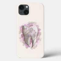 Tooth & Flowers, peinture surréaliste. Art dentair
