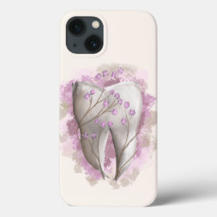 Case-Mate iPhone Case Tooth & Flowers, peinture surréaliste. Art dentair