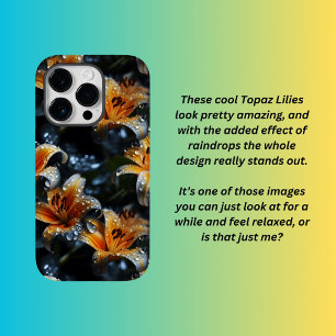 Coque Pour iPhone 14 Pro Topaz Lillies