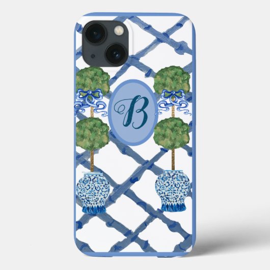 Coques Case-Mate iPhone Topiaire peint Chinoiserie Ginger Jars Jar (Verso)