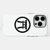 Coques Case-Mate iPhone Torii en cercle (Verso (horizontal))