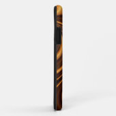 Coques Case-Mate iPhone Torsion Caramel (Dos/Droite)