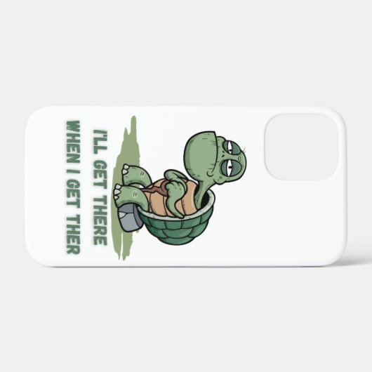 Coques Case-Mate iPhone Tortoise cartoon tshirt (Verso (horizontal))