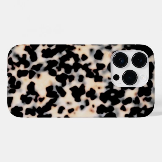 Coques Case-Mate iPhone Tortoise Imprimer en beige/noir (Verso (horizontal))