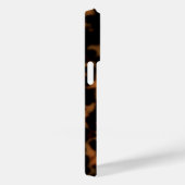 Coques Case-Mate iPhone Tortoise Shell Print, Sable Dark Amber Brown (Verso / Droite)