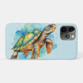 Coques Case-Mate iPhone Tortue à peinture mignonne (Dos (Horizontal))