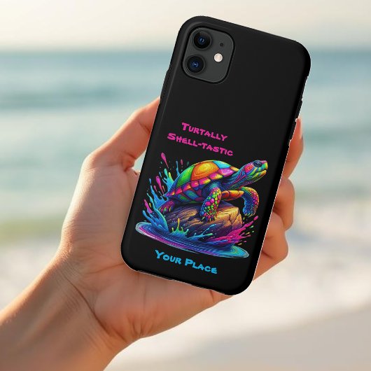 Coques Case-Mate iPhone Tortue colorée