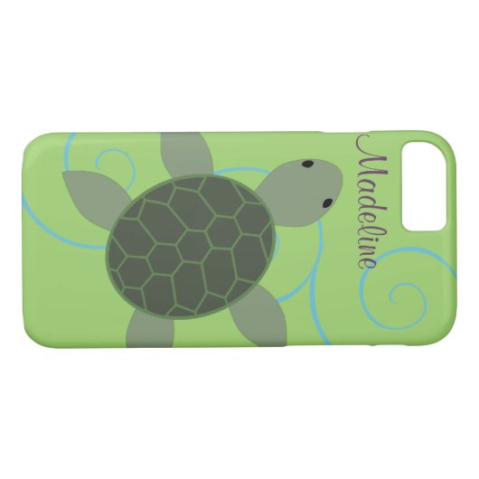 Coques Case-Mate iPhone Tortue de mer (Dos (Horizontal))