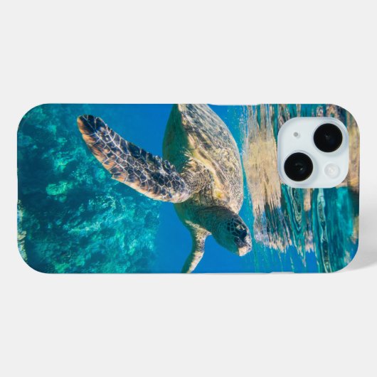 Coques Case-Mate iPhone Tortue de mer (Verso (horizontal))