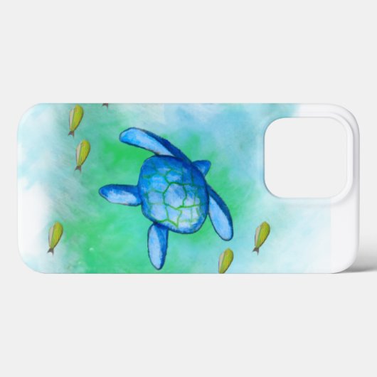 Coques Case-Mate iPhone Tortue de mer (Verso (horizontal))