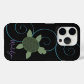 Coques Case-Mate iPhone Tortue de mer (Verso (horizontal))