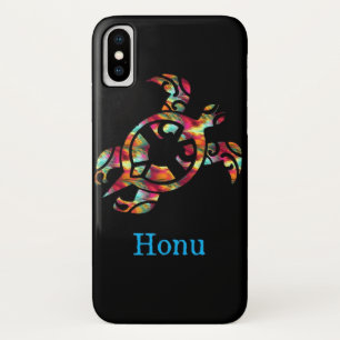 Case-Mate iPhone Case Tortue de mer hawaïenne de la tribu Arc-en-ciel su