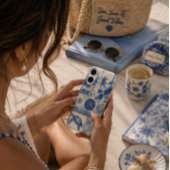 Coques Case-Mate iPhone Tortue de mer Monogramme côtier