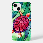 Coques Case-Mate iPhone Tortue de mer Tropical lumineux (Verso)