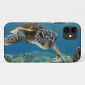 Coques Case-Mate iPhone Tortue de mer verte hawaïenne (Dos (Horizontal))