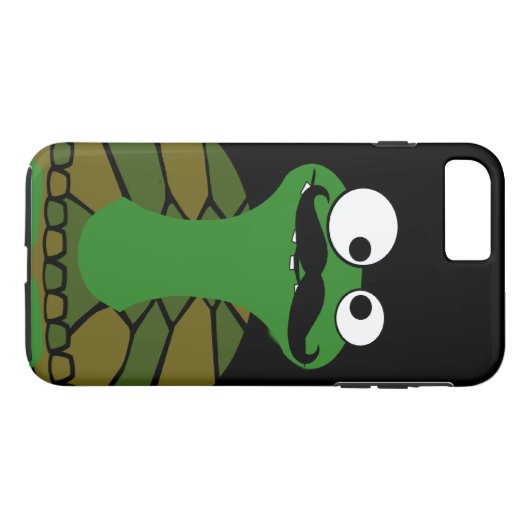 Coques Case-Mate iPhone Tortue de moustache (Dos (Horizontal))