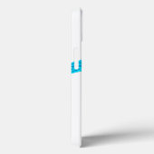Coques Case-Mate iPhone Tortue tribale bleue (Verso / Droite)