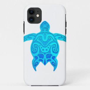 Coque Case-Mate Pour iPhone Tortue tribale bleue