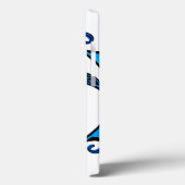 Coques Case-Mate iPhone Tortue tribale bleue Sun (Verso / Gauche)