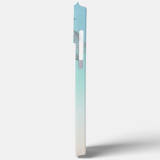 Coques Case-Mate iPhone Tortues argentées Turquoise Côtière Maritime  (Verso / Gauche)