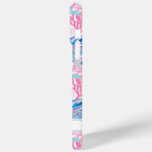 Coques Case-Mate iPhone Tortues de mer à l'aquarelle Monogrammées  (Verso / Gauche)